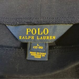 Polo by Ralph Lauren Navy Blue Girls Large 12-14 Skater Skirt